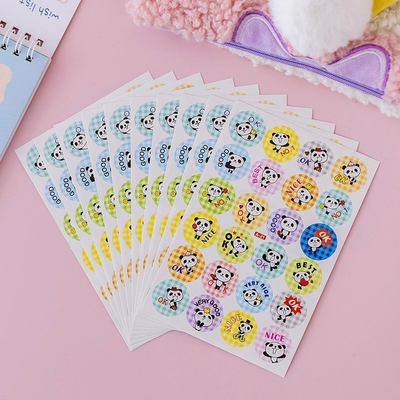 Sticker khen thưởng mẫu dễ thương tạo động lực cho học sinh (xấp 10 tấm)