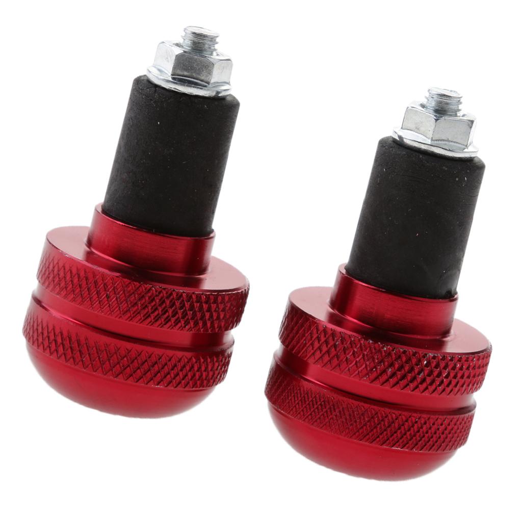Motorcycle Handlebar Hand Grip Bar Ends Plug Slider For Yamaha