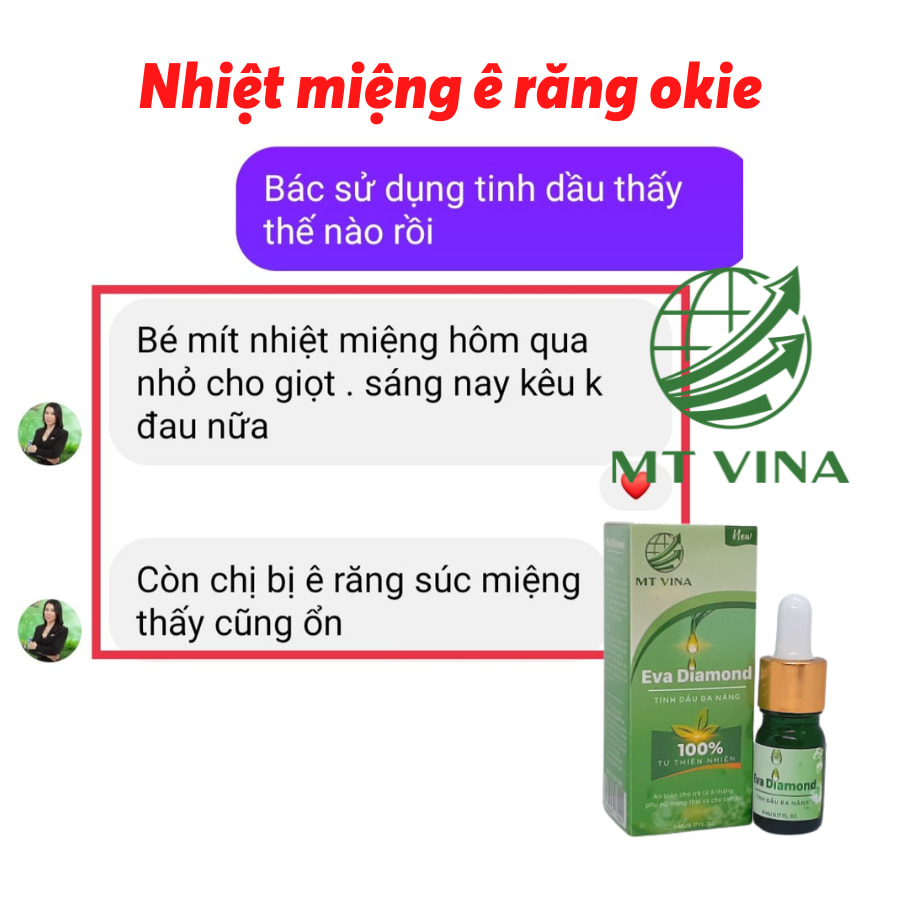 Tinh Dầu Đa Năng Eva Diamond - Giải Pháp Cho Vấn Đề Răng Miệng