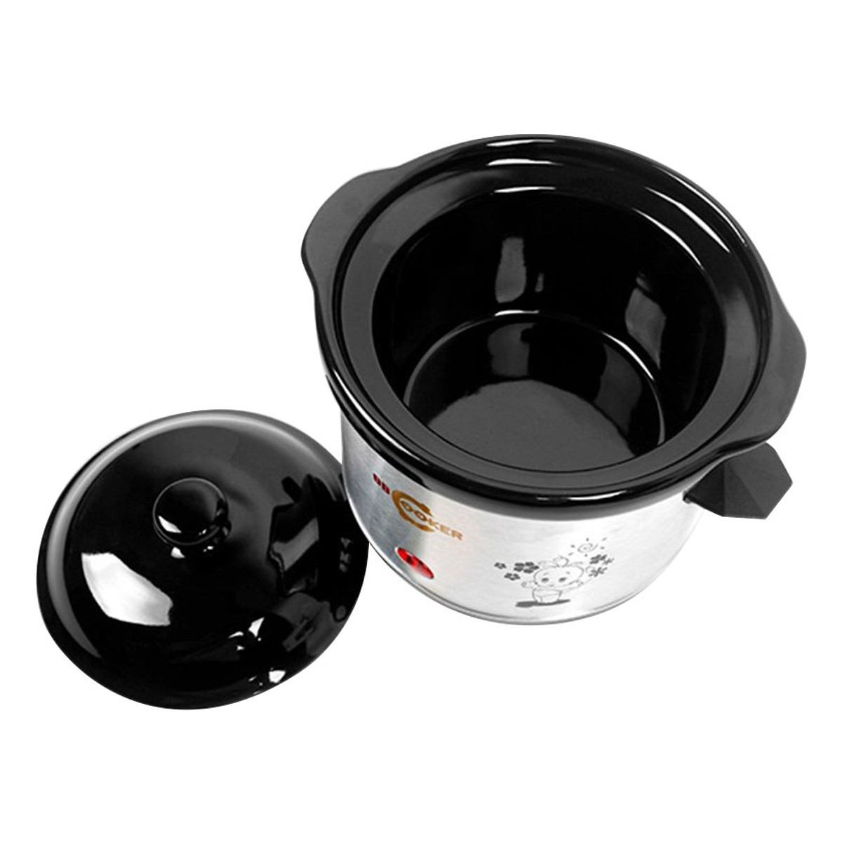 Nồi nấu cháo chậm đa năng Hàn Quốc BBCooker BS07 kèm bộ thìa đũa bằng inox