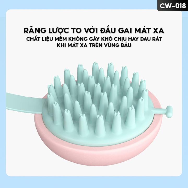 Lược Gội Đầu Tạo Cảm Giác Dễ Chịu Thư Giãn Cho Làm Sạch Da Đầu CW-018