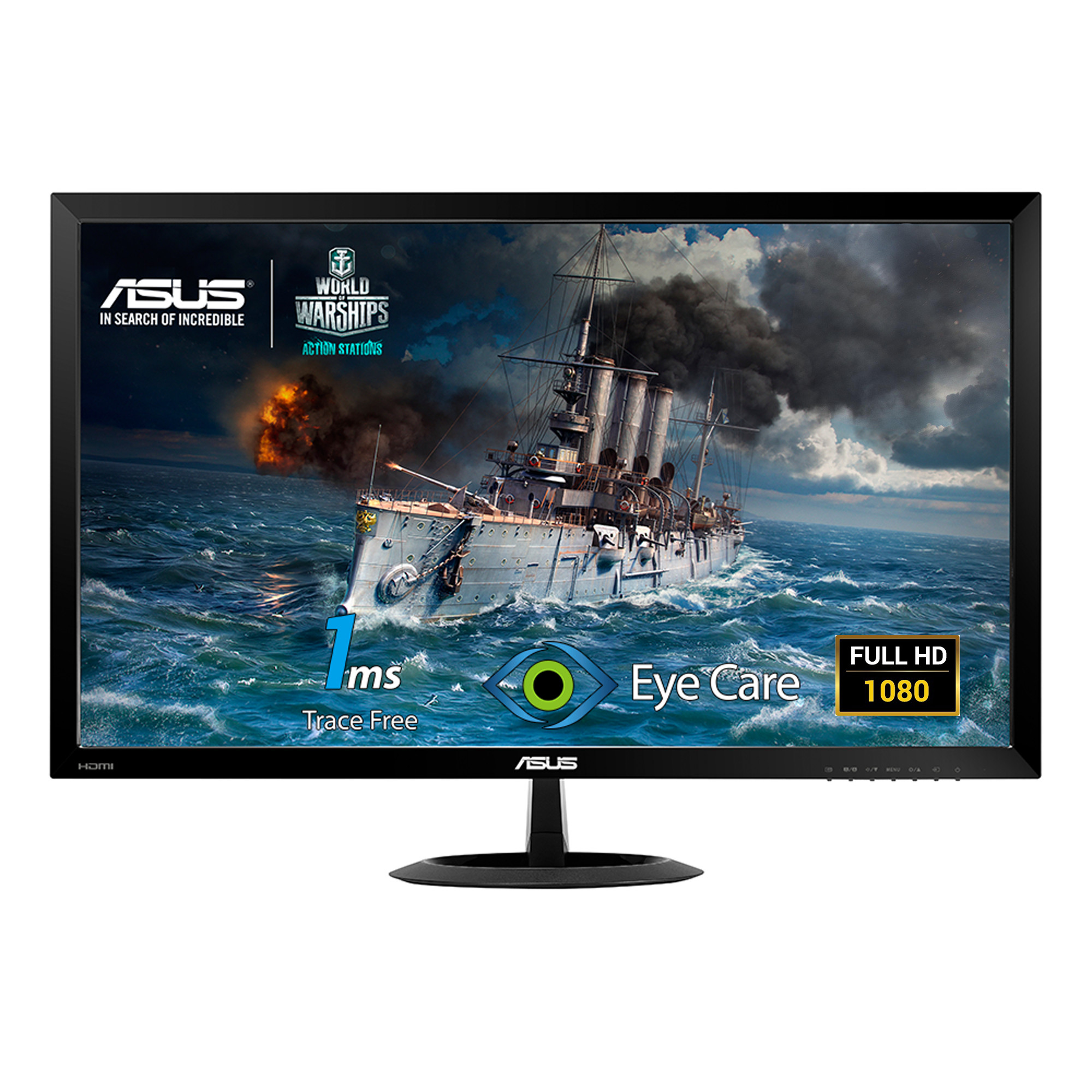 Màn Hình Gaming Asus VX278H 27 inch Full HD (1920 x 1080) 1ms 75Hz TN Stereo RMS 1.5W x 2 - Hàng Chính Hãng