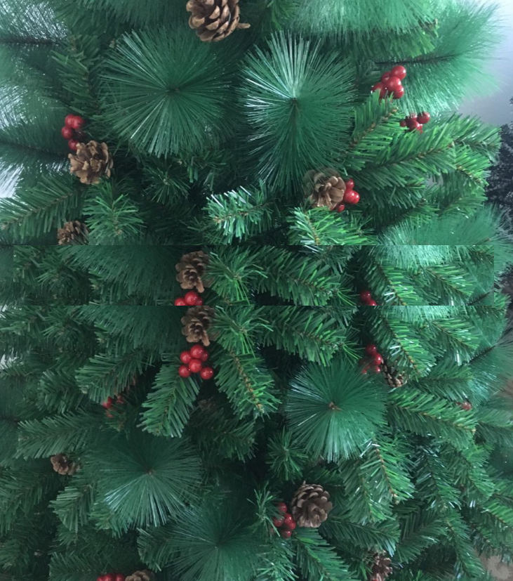 Cây Thông Hai Loại Lá Dày C7 Cao 2.1m - 2.4m Cây Thông Trang Trí Noel