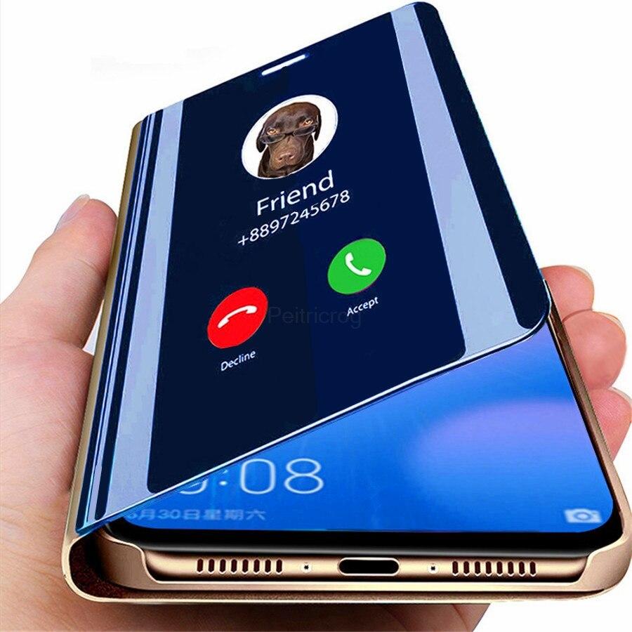 Bao Da Tráng Gương Thời Trang Cho Samsung Galaxy Note 10 9 8 S10 S9 S8 S10E Plus A7 A8 2018 A10 A20 A30 A50 A70