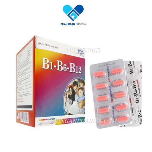Vitamin 3B B1-B6-B12 USP Hộp 100 viên