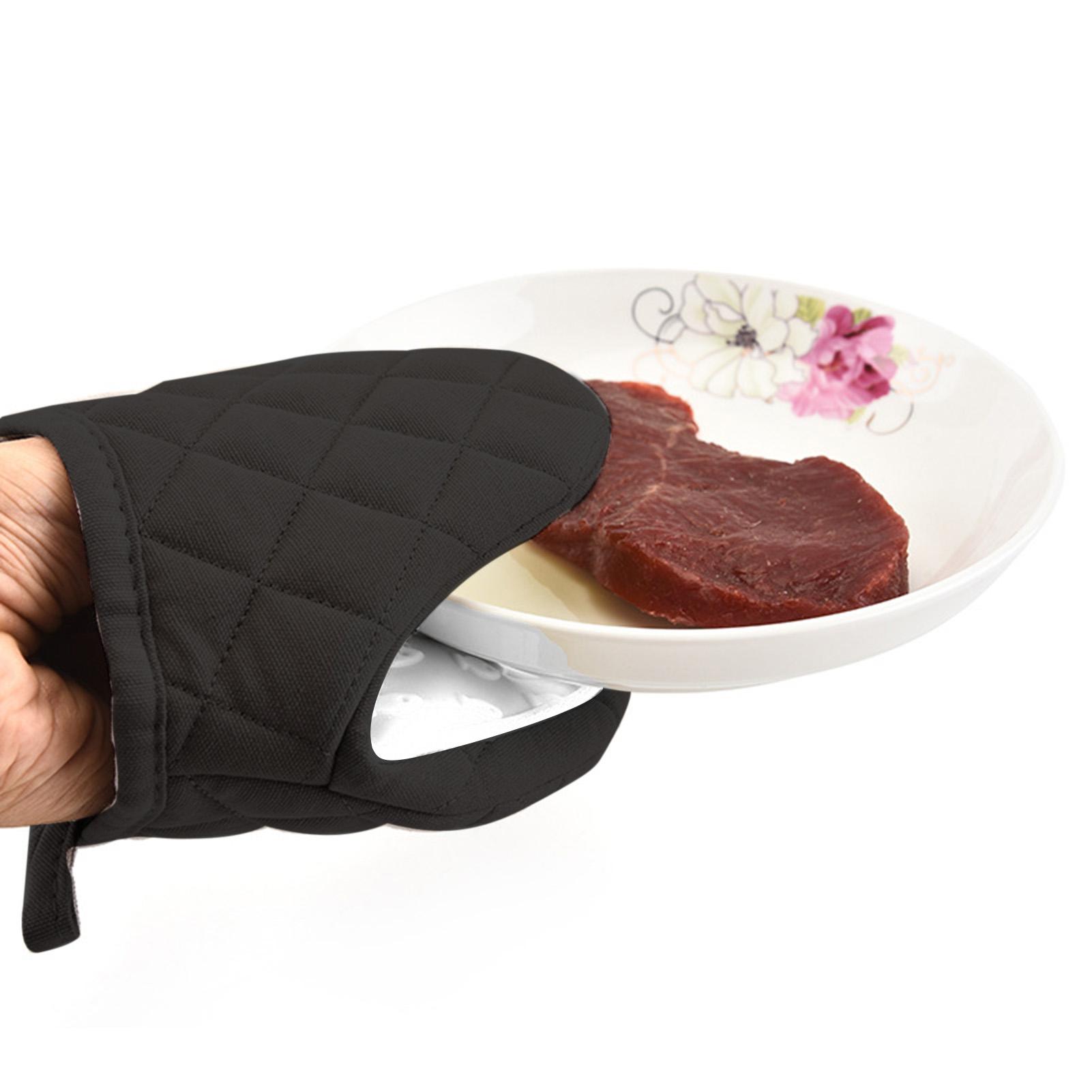 Găng tay lò nướng bằng silicone, chịu nhiệt tốt, chống trượt, bảo vệ ngón tay