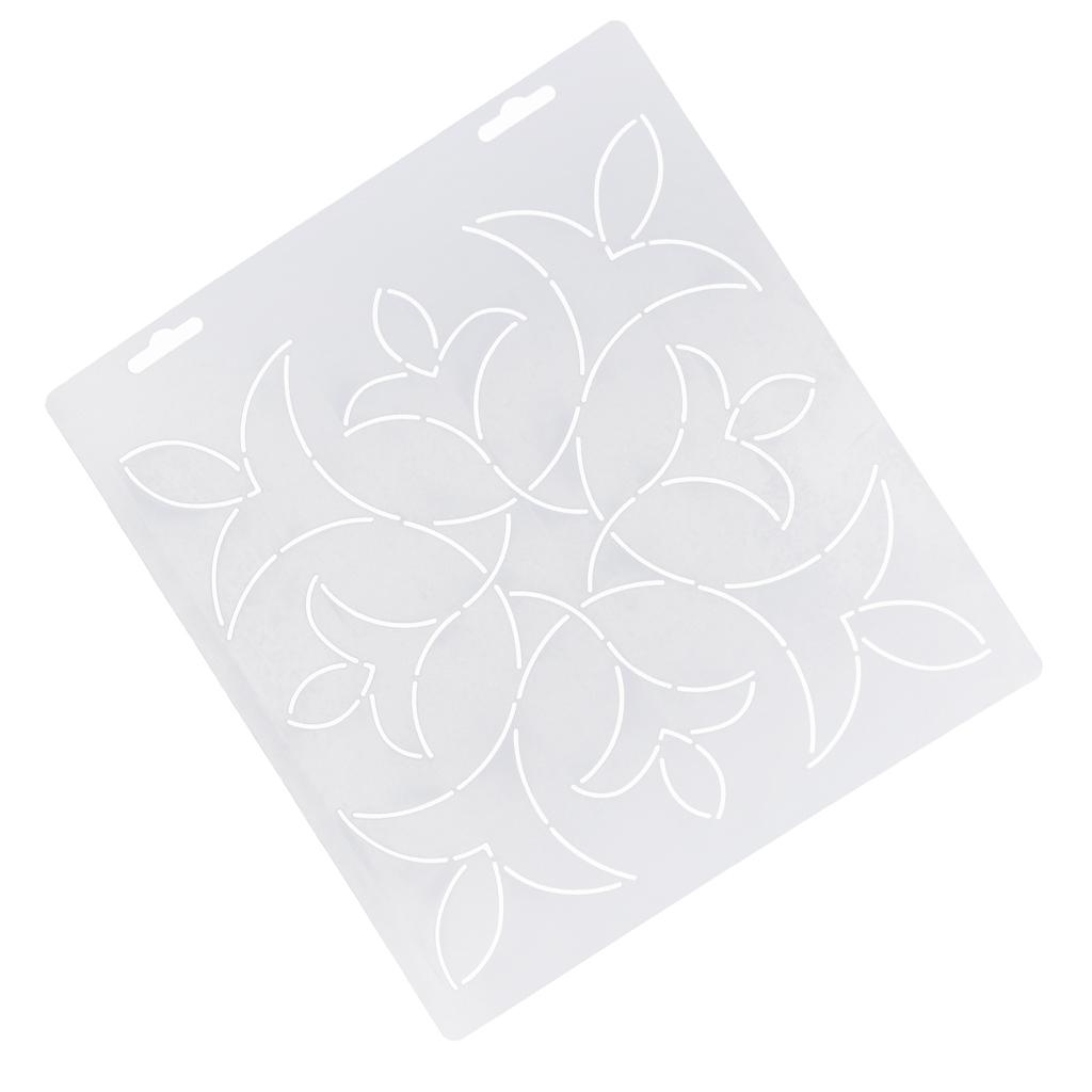 2 Miếng Dán Cường Lực Quilting Thước-Thước 2 Kích Cỡ-Acrylic Bản Mẫu Trong Suốt