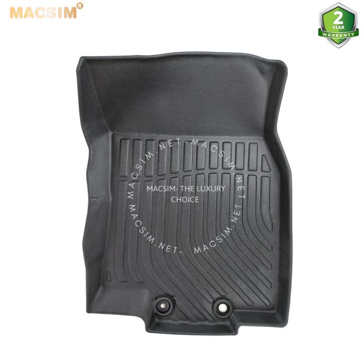 Thảm lót sàn xe ô tô NISSAN X- trail 2014- đến nay  Nhãn hiệu Macsim chất liệu nhựa TPE cao cấp màu đen