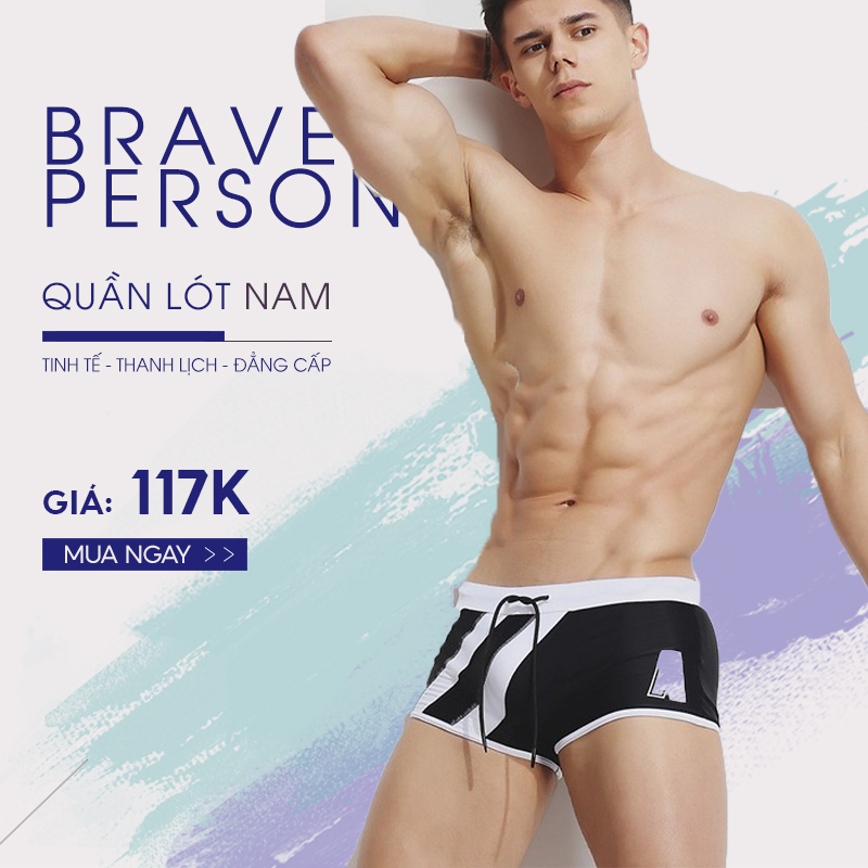 Quần Bơi Nam Super Body B315 - Chất Liệu Co Giãn Polyester, Thiết Kế Dây Rút Chắc Chắn