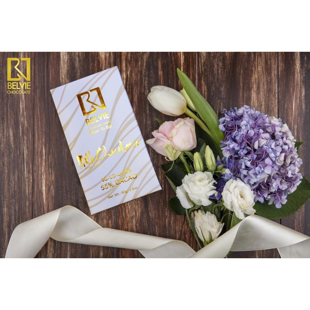 Bộ 2 thanh socola sữa và socola đen 70% cacao