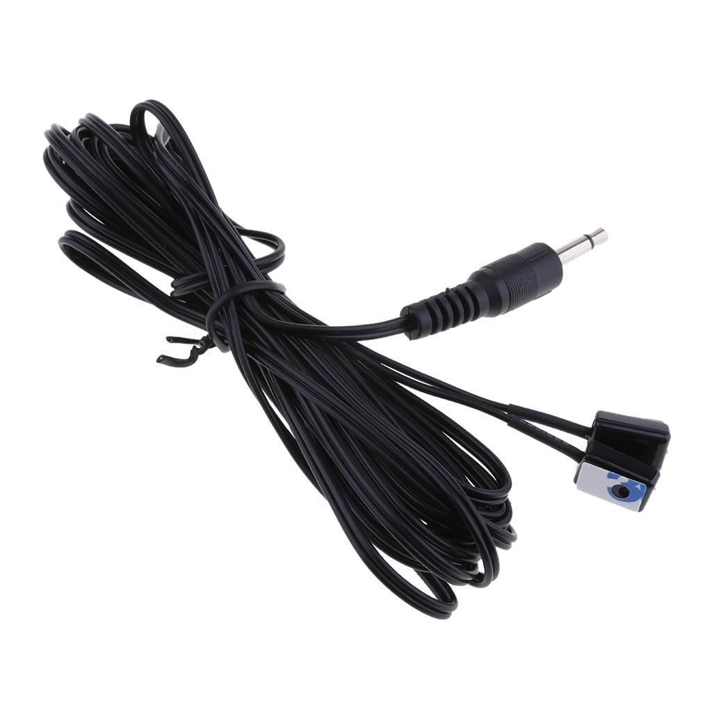 Premium 3 Meter IR Emitter Cable 3.5mm Male to 2  Cable Television