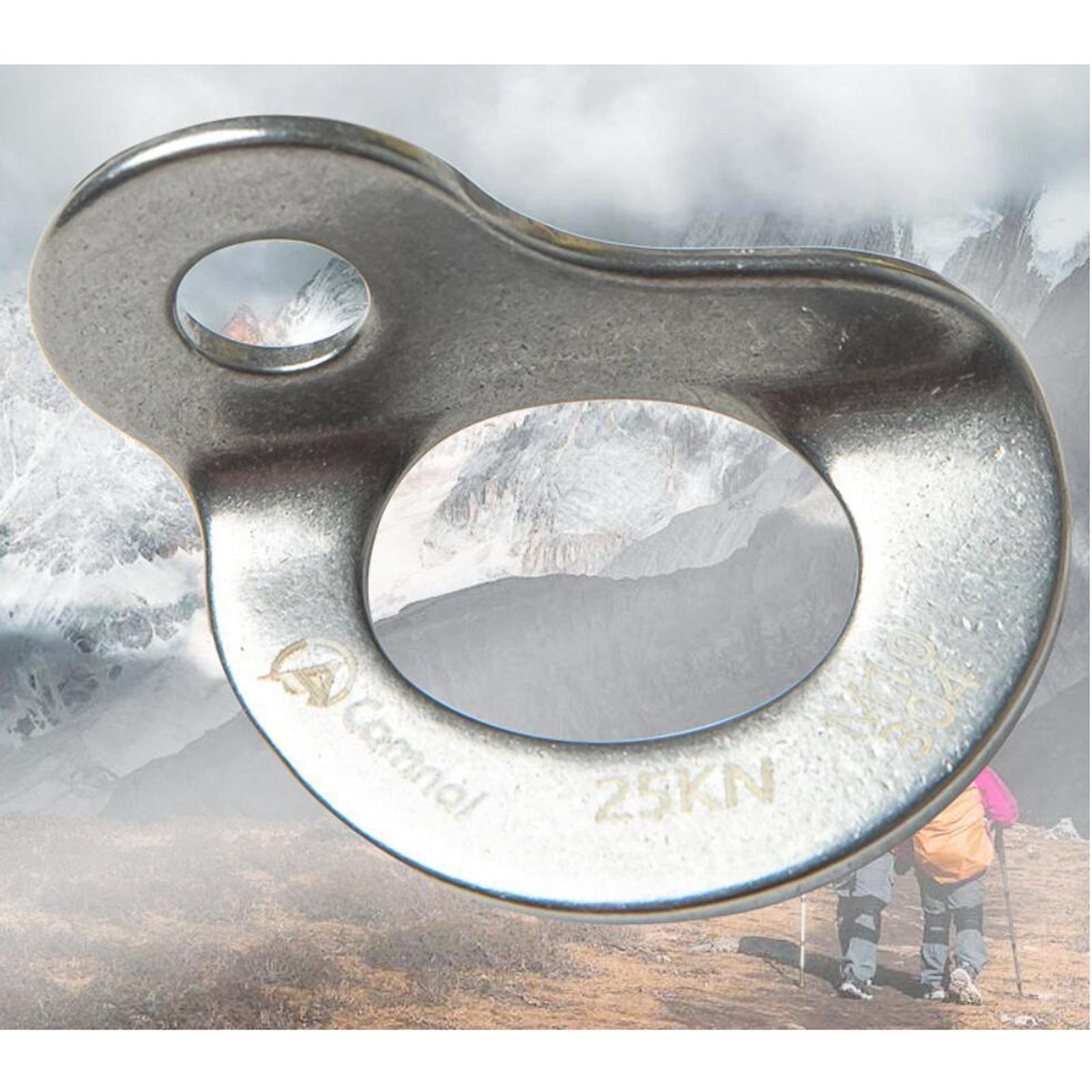25KN Stainless Steel Anchor Bolt Hanger for Belay Rigging Hanger Plate