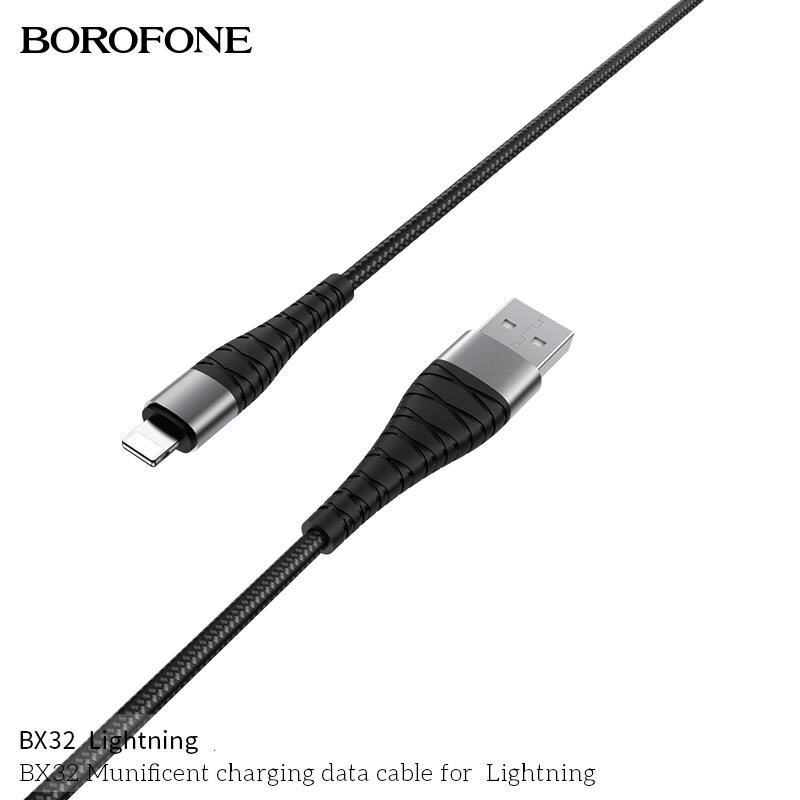 Cáp Sạc Borofone BX32 Lightning - Sạc Nhanh 5A - Hàng Chính Hãng