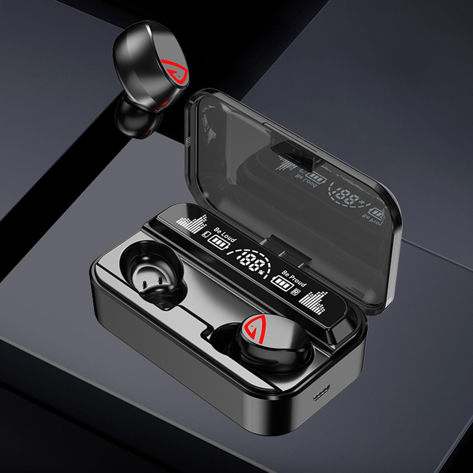 Bluetooth 5.2 Earbuds  Waterproof 9D Stereo Surround HiFi Sound Earphone