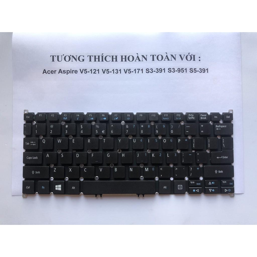 (Bảo Hành 12 Tháng)Bàn phím cho Aspire S3, V3-331, V3-371, V5-121, ES1-111, ES1-111M, ES1-311, ES1-331, ES1-441