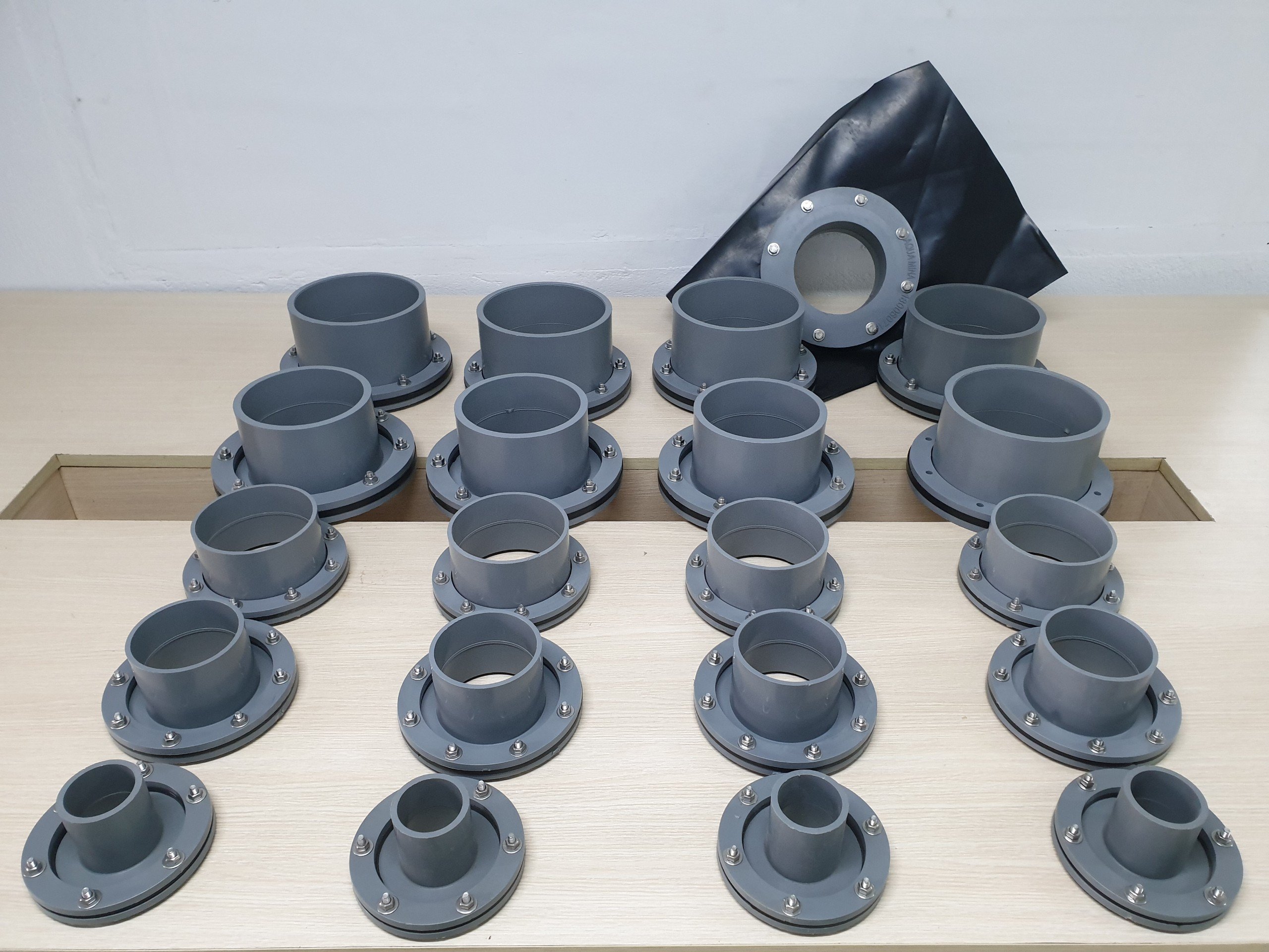 Mặt bích nhựa Fi 140mm