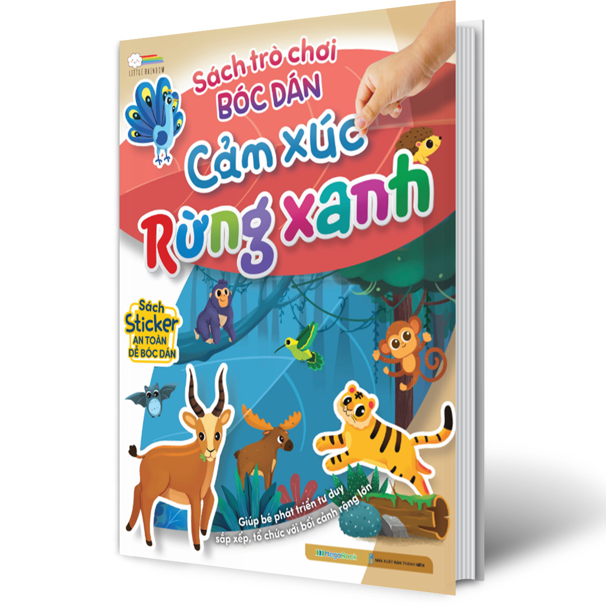 Sách trò chơi bóc dán - Cảm xúc Rừng xanh