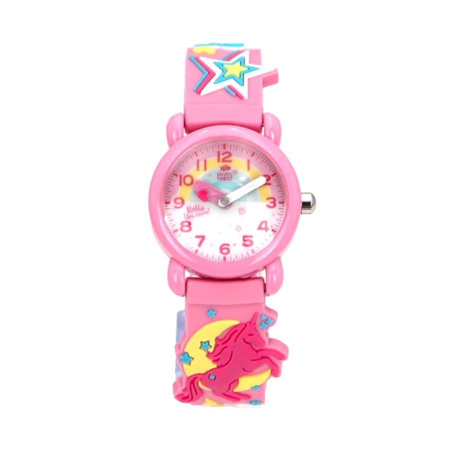 Đồng Hồ Trẻ Em Clever Watch - Unicorn Hồng Clever Hippo WG012/PINK