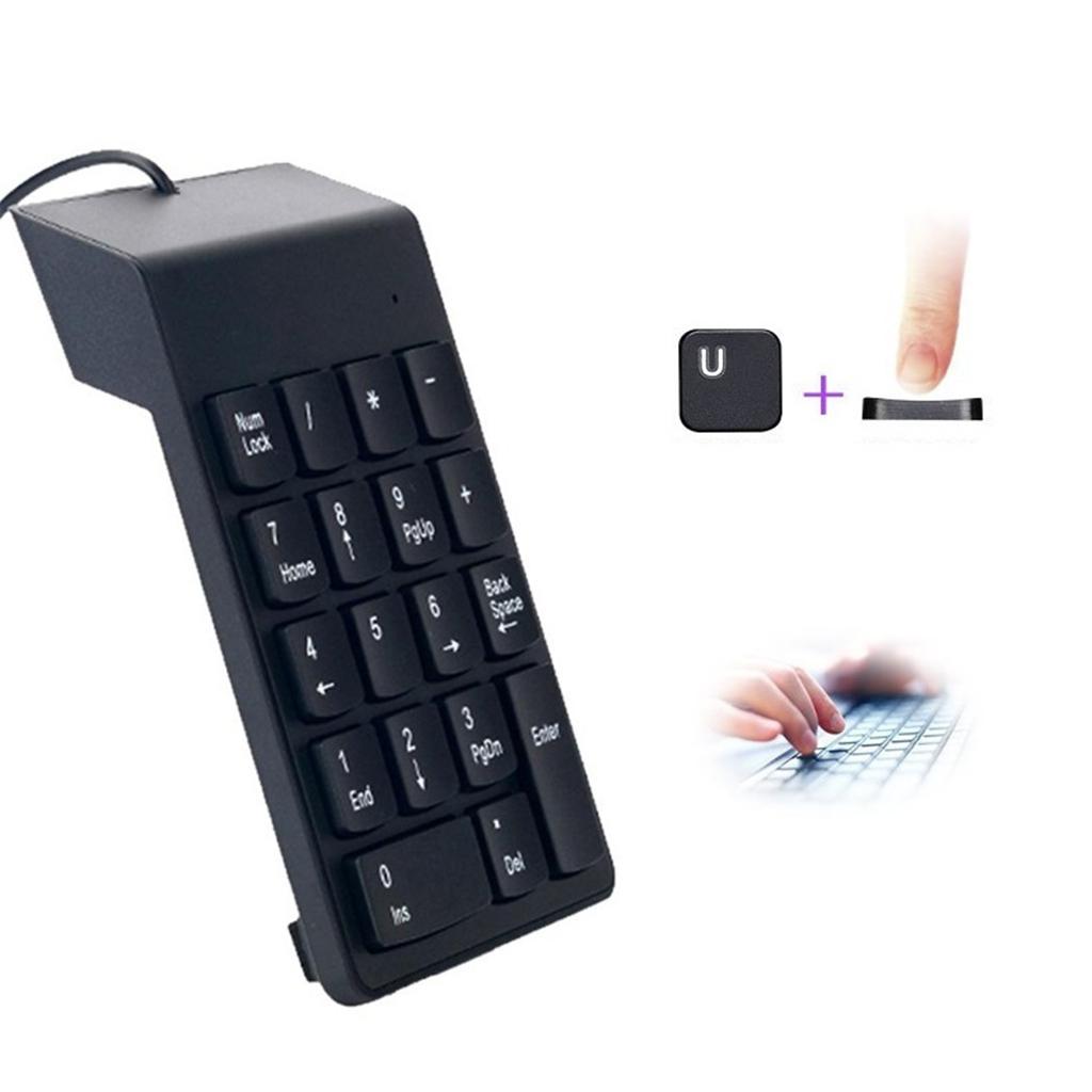 USB 18 Keys Num Pad Numeric Keypad Keyboard for Laptop Notebook