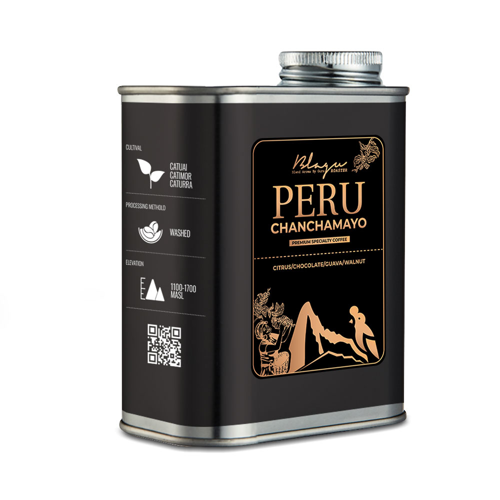 [Premium] Cà phê Blagu dòng cao cấp Arabica - Vùng Peru Chanchamayo - Rang Medium -250g | Specialty Coffee