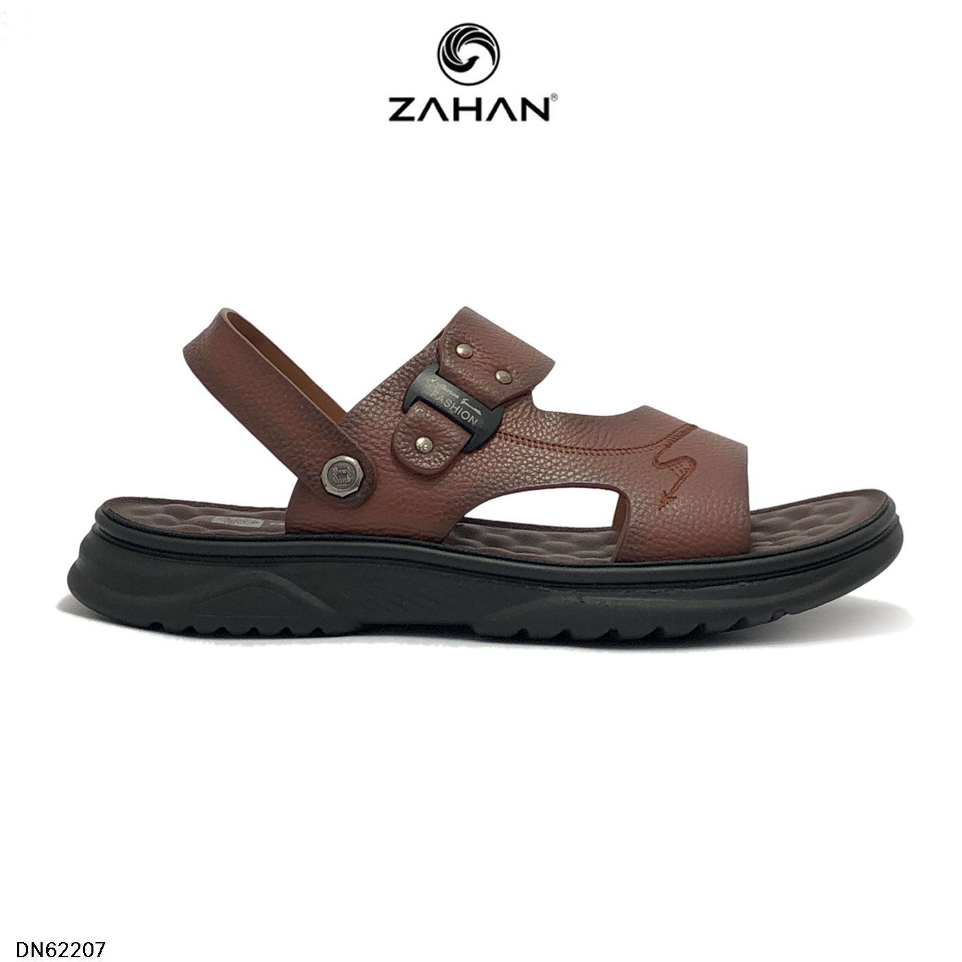 Dép nam da bò khâu, cao cấp DN62207