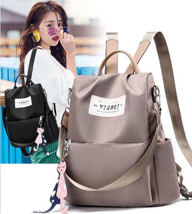 Ba lô nữ thời trang siêu đẹp kết hợp đeo vai HANAMA BL315 KÈM móc