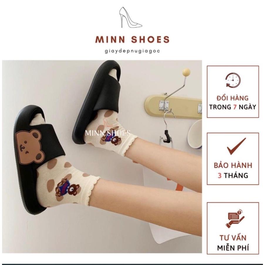 Dép bánh mì gấu ulzzang nam nữ thời trang siêu nhẹ (D63)