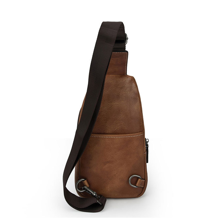 Túi da đeo chéo sling bag da bò G155