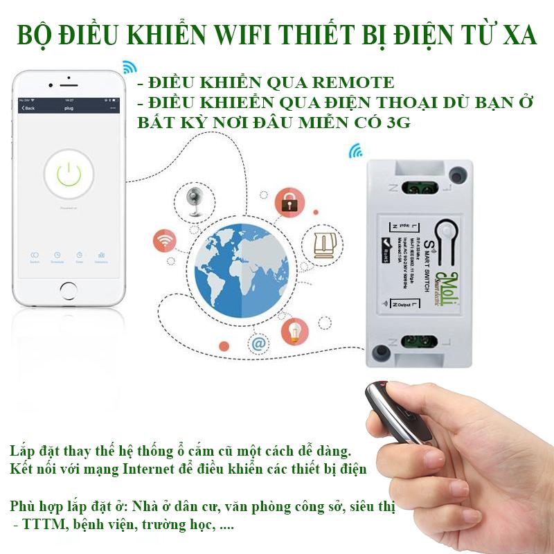 BỘ ĐIỀU KHIỂN TỪ XA WIFI KÈM REMOTE 1000W ML-SH2 MOLI