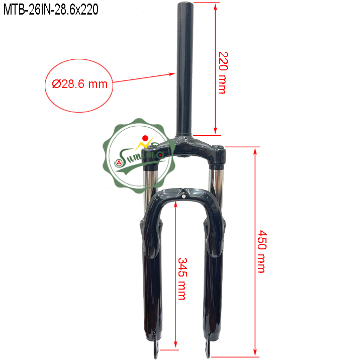 Phuộc nhún cho xe đạp MTB cổ thả