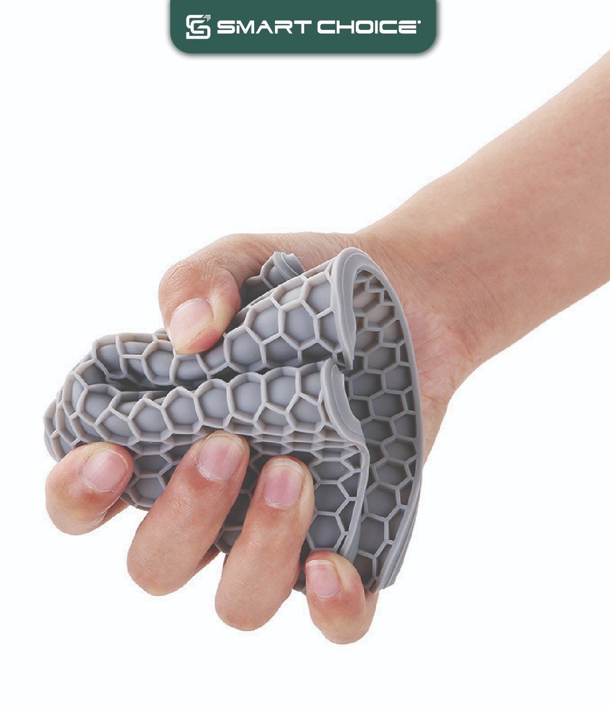 Miếng Lót Nồi Silicone SMARTCHOICE Chống Ẩm Chống Trơn Trượt Hình Tròn Tổ Ong
