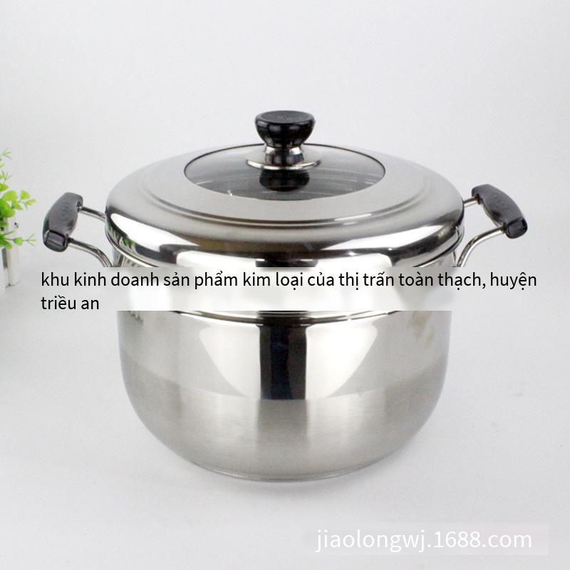 Nồi hấp súp hai đáy inox Nhật Bản được ưa chuộng nhất, nồi hấp súp đa năng 22cm-28cm