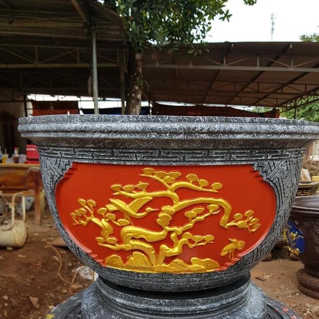 Khuôn đúc chậu cảnh tròn 50 khuôn có lòng trong dễ dàng sử dụng cho người mới bắt đầu