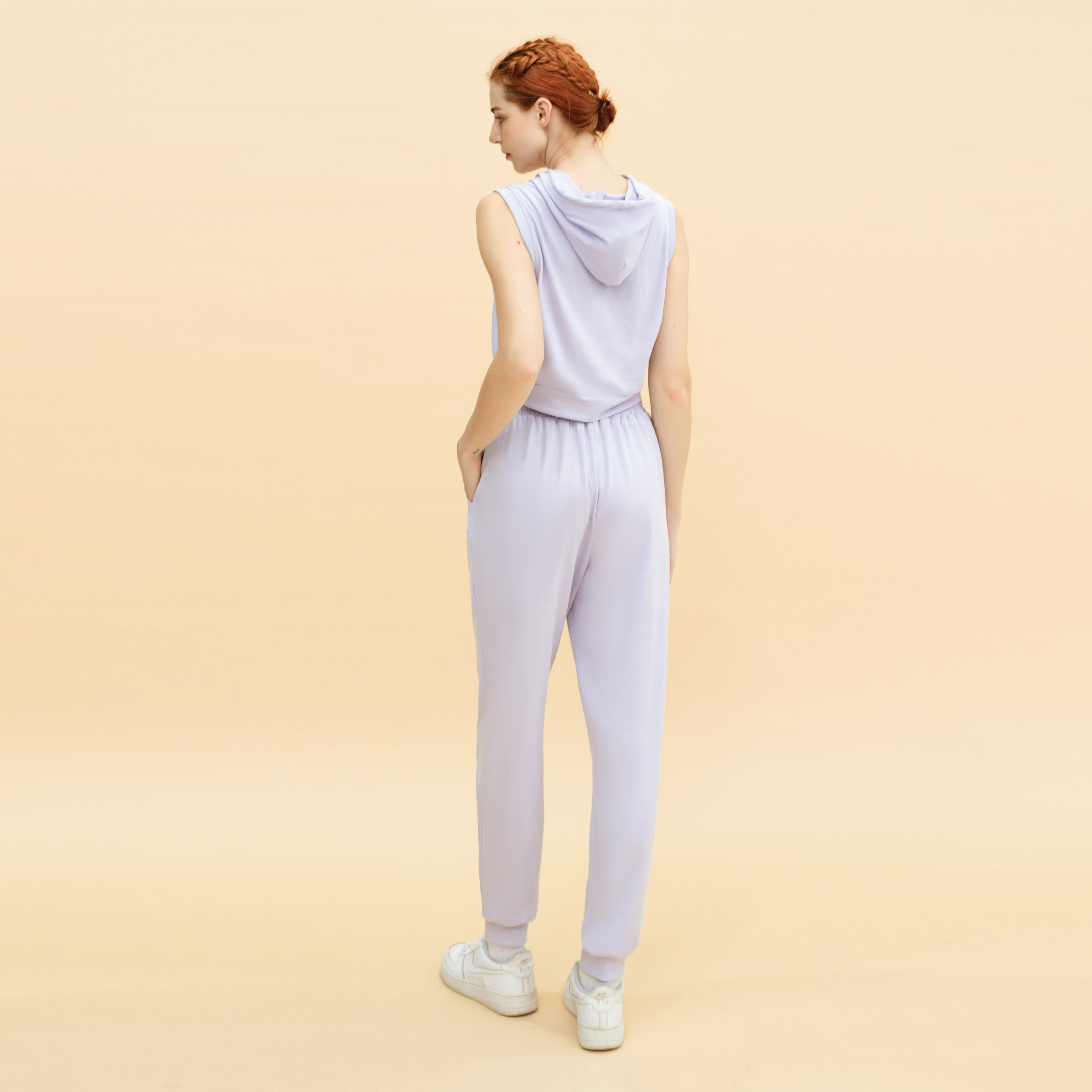 Quần Joggers Thể Thao Aboli (Phiên bản Tím Pastel).