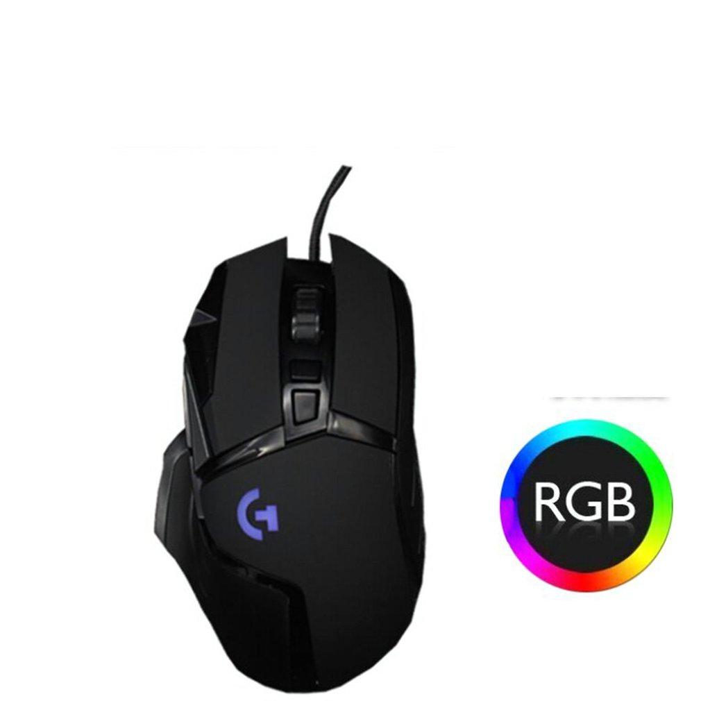 Thiết Kế Công Thái Học G502 Chơi Game Có Dây Hay Cơ Học Chơi Game RGB Chống Mồ Hôi LED Backlit Thiết Thực Có Dây