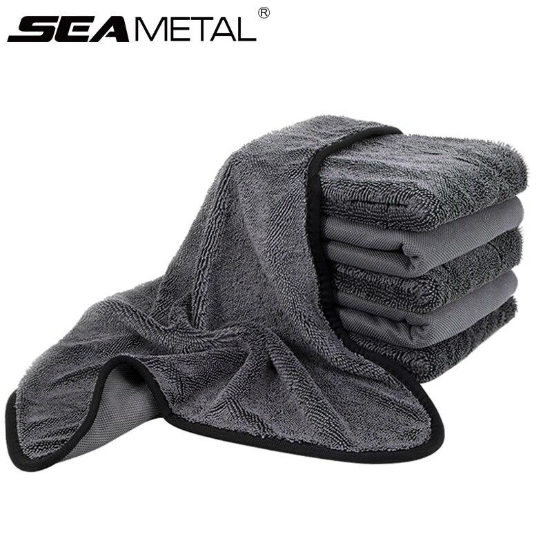 Phụ kiện rửa xe Coral Fleece Auto Towel Dày Detailing Vệ sinh Chăm sóc xe Giặt sạch Vải