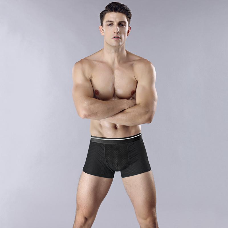 4 Cái/lốc Băng Mới Lưới Thoải Mái Nam Sexy Quần Lót Người Bộ Quần Short Võ Sĩ Quần Lót Quần Lót Nam
