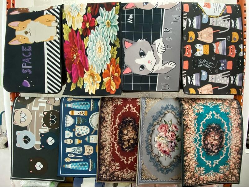 Bộ 2 Thảm Bếp Đế Cao Su Chống Trơn Trượt Dễ Lau Sạch - Màu Ngẫu Nhiên - GDHN Loại Tốt