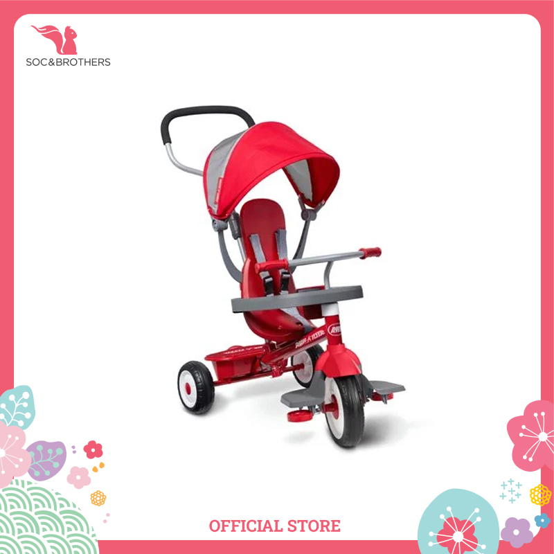 Xe đạp ba bánh trẻ em Radio Flyer 4 in 1 Stroll N Trike