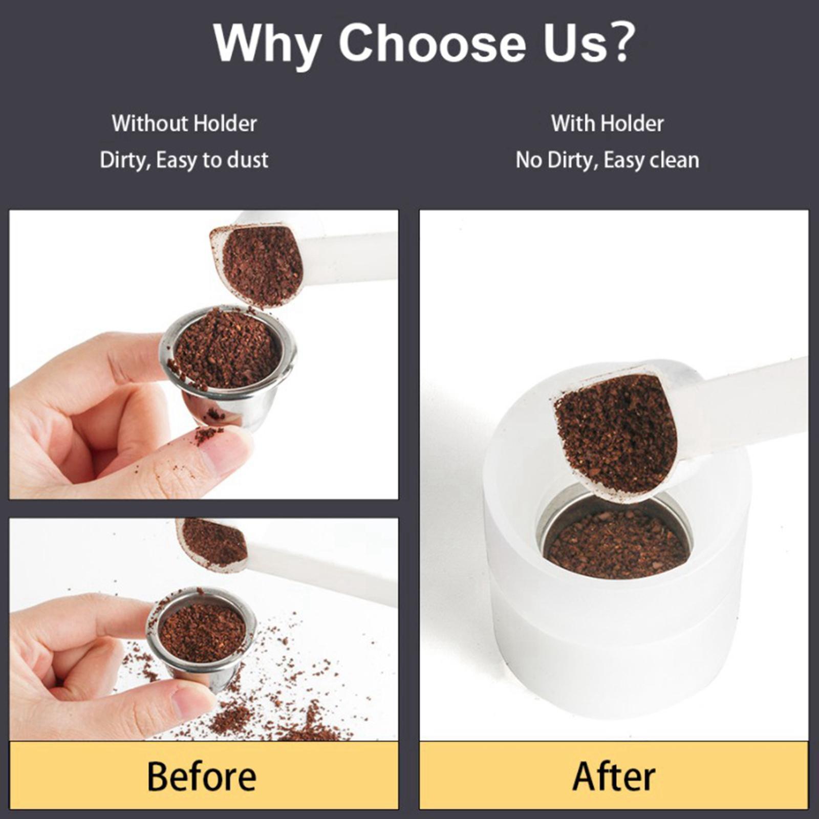 Coffee Tool Accs Coffee Filter Capsule Easy Operation Plastic Tamper