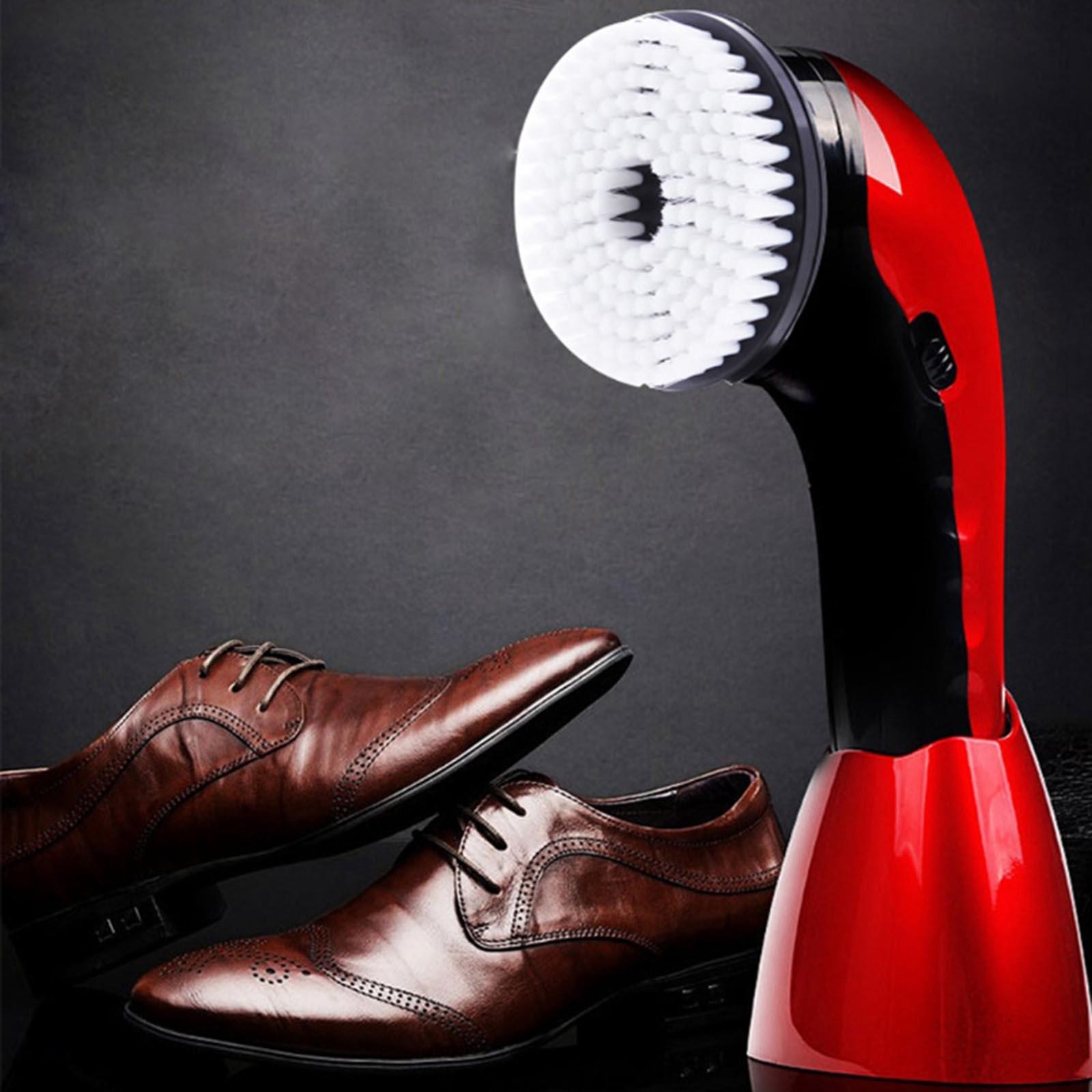 Electric Shoe Polishing Machine Cleaning Brush Leather Shoes Care