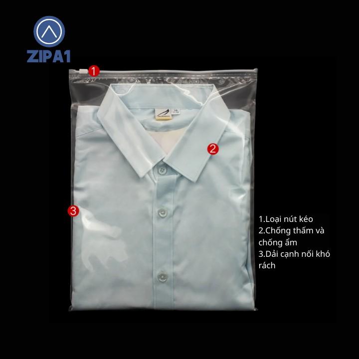 10 Túi Zip lụa 1 MẶT TRONG, 1 MẶT MỜ siêu đẹp, siêu bền, siêu chống thấm - Túi zipper - Zip A1 - A1010