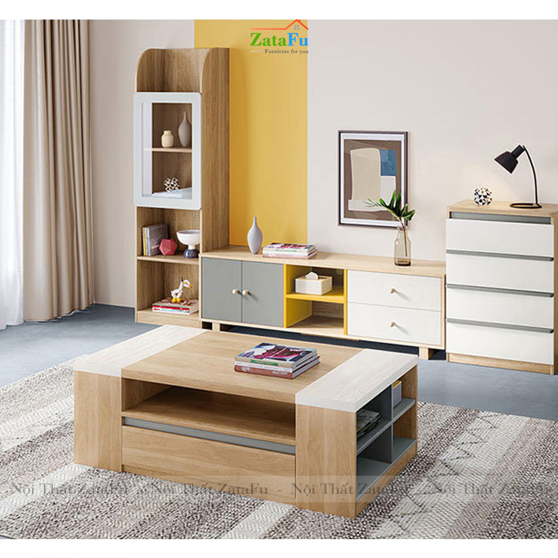 Bàn Sofa Phòng Khách Gỗ MDF Hiện Đại BSF-14