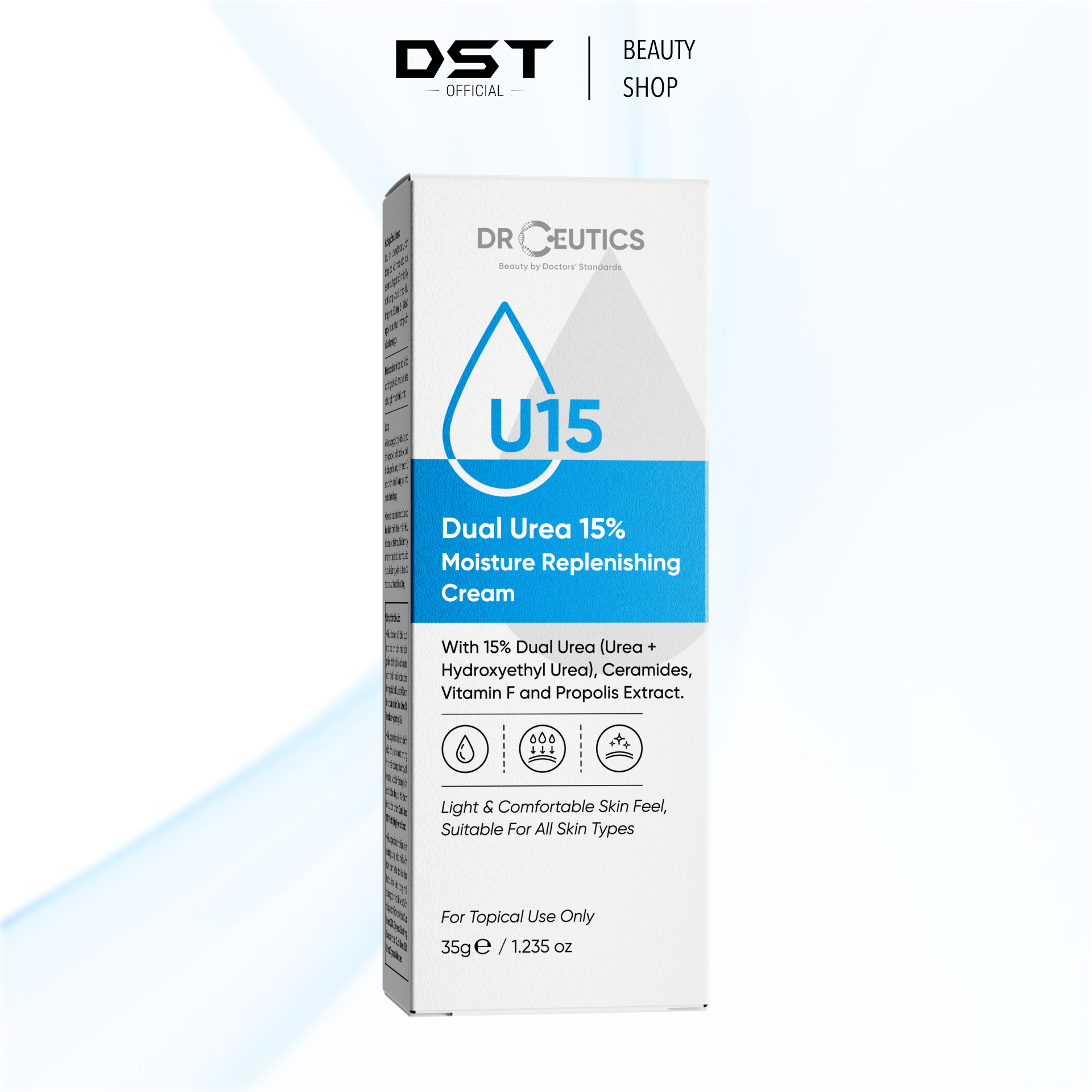 DRCEUTICS Kem Dưỡng Ẩm Và Phục Hồi Da Dual Urea 15% Moisture Replenishing Cream