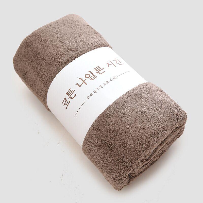 Khăn tắm lông cừu hàn quốc cao cấp 70x140cm, chất bông siêu mềm mịn thấm nước cực nhanh dùng cho khách sạn