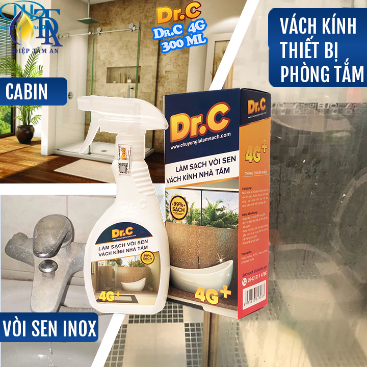 Combo Siêu Tiết Kiệm (Siêu Tẩy Dầu Mỡ + Siêu Tẩy Cặn Canxi 4G) Dr.C Chính Hãng