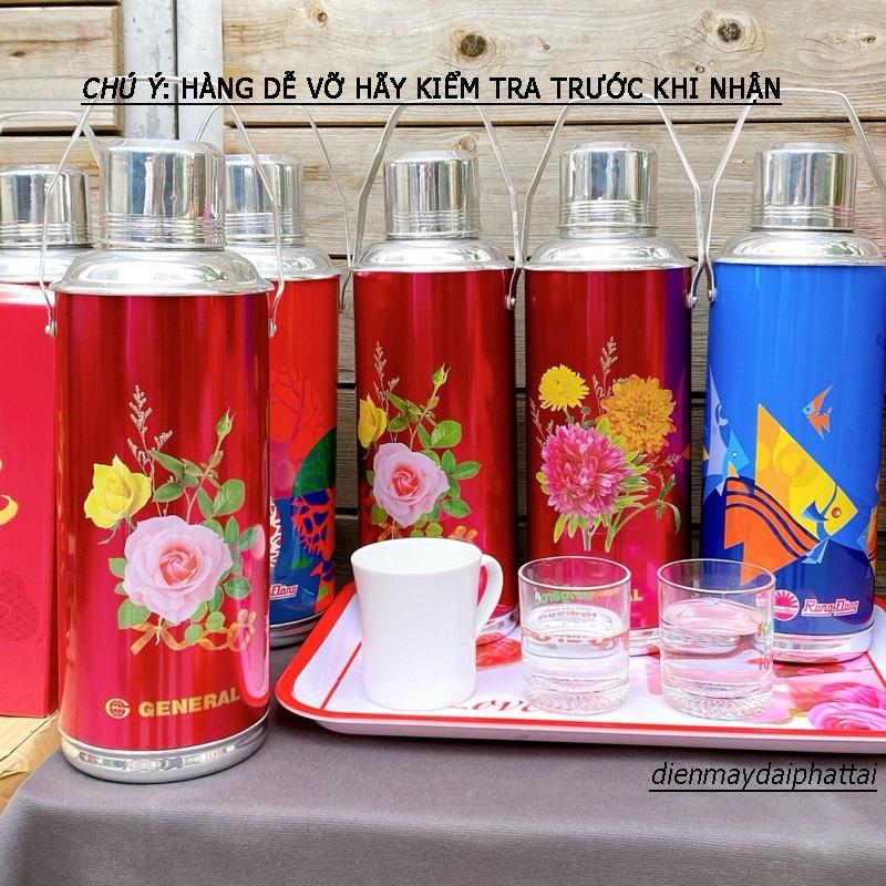 Phích nước Rạng Đông 2 Lít RD 2035S1 kiểu dáng hoài cổ MÀU NGẪU NHIÊN