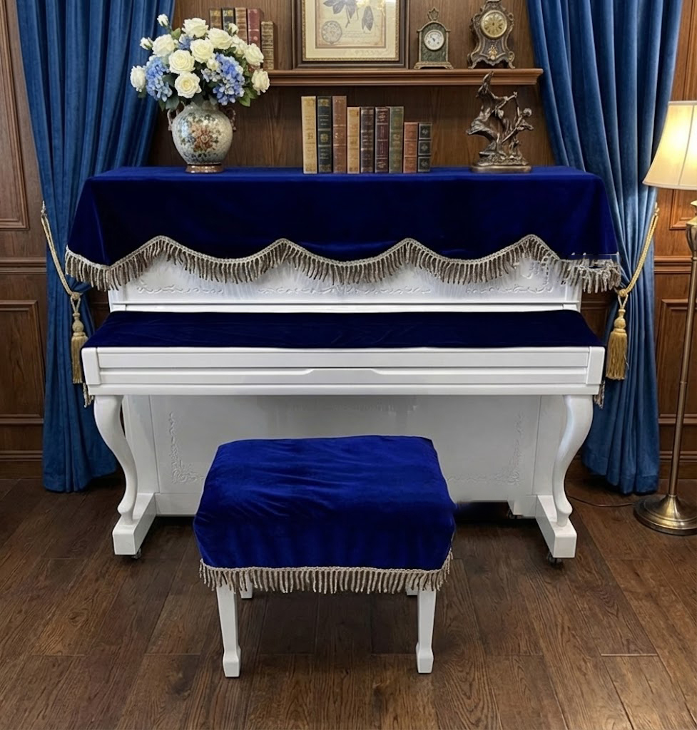 Khăn phủ đàn piano cơ đàn piano điện tử 88 phím sang trọng cổ điển trang trí giáng sinh noel năm mới Tết sinh nhật - Hàng chính hãng