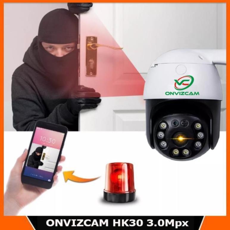 Camera không dây ONVIZCAM HK30 PTZ ngoài trời ban đêm có màu