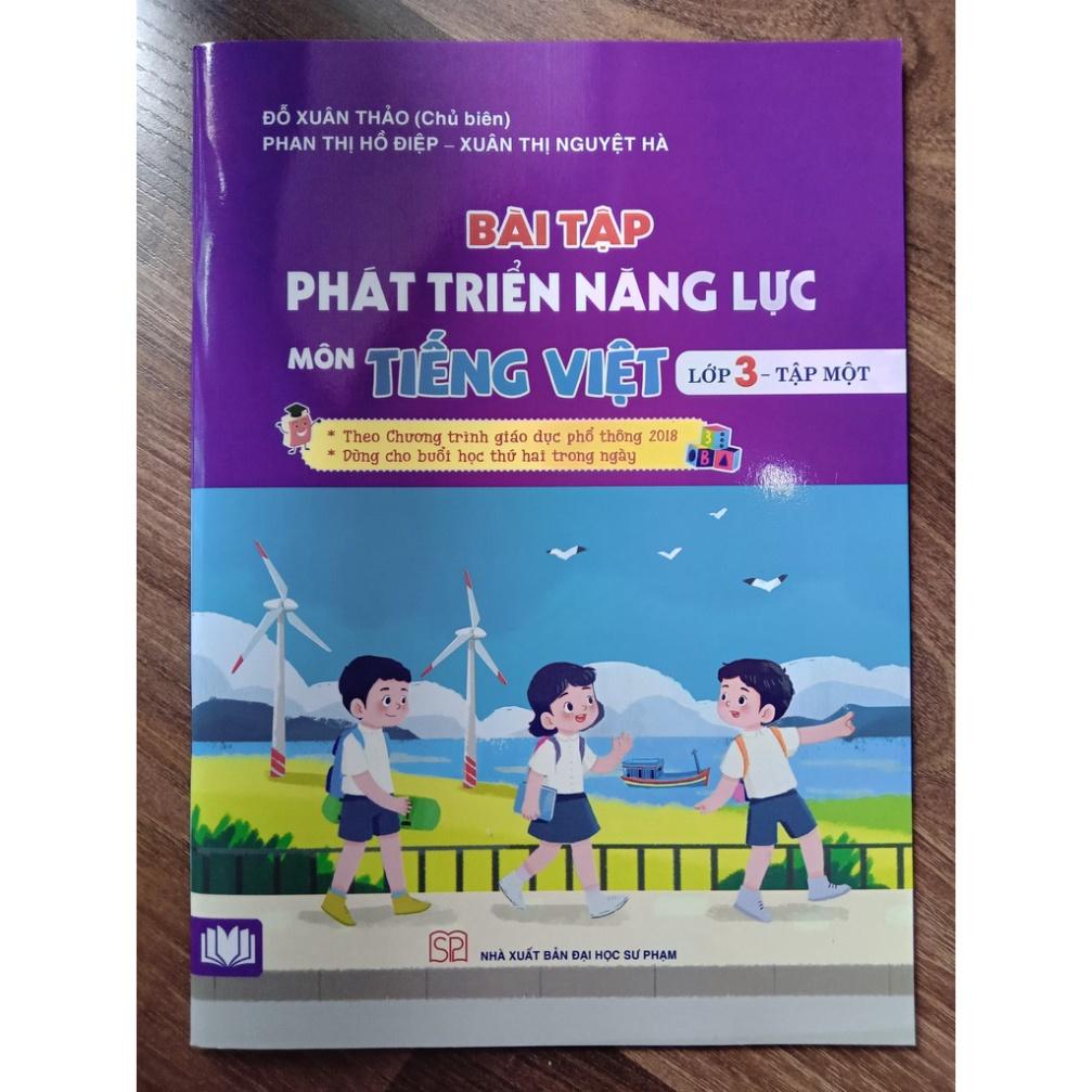 Sách - Combo Bài tập phát triển năng lực môn Tiếng Việt lớp 3 - Tập 1 + 2  ( theo Chương trình GDPT 2018) Cánh Diều